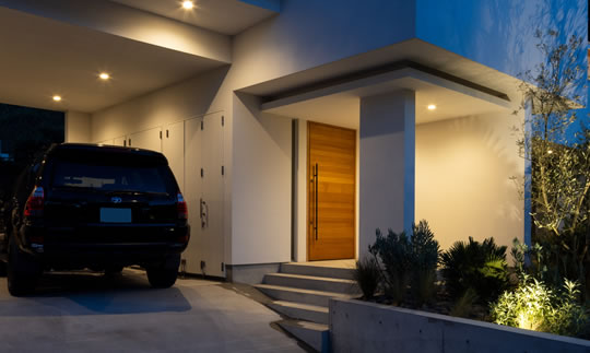 収納付き駐車場